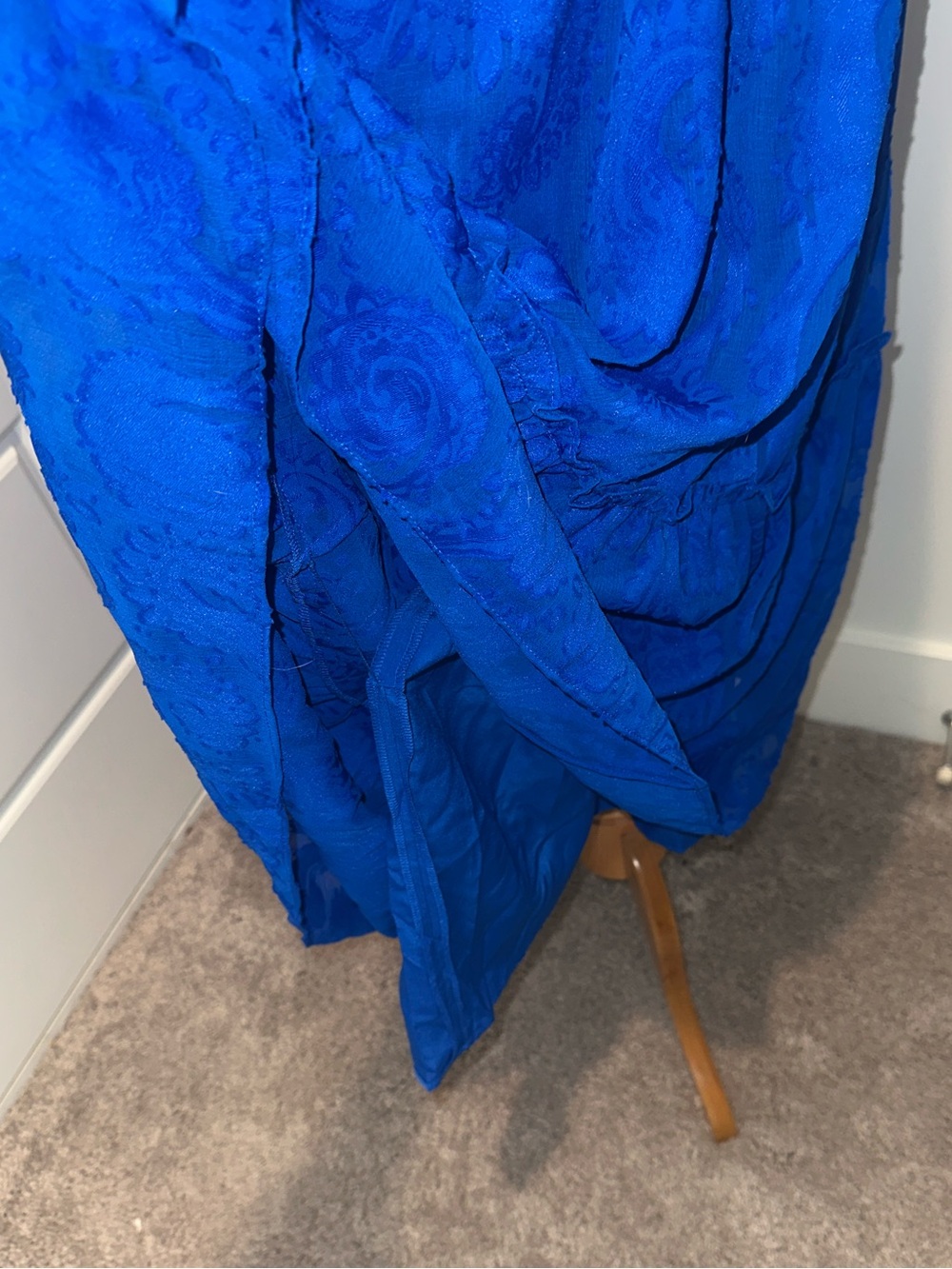 Lilly Pulitzer Rivera Smocked Midi Dress in Blue Grotto Size Large - Picture 7 of 12